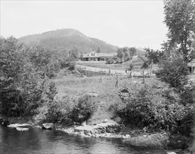 Robt. Louis Stevenson's cottage on Saranac Lake, Adirondacks, N.Y., between 1900 and 1910. Creator: Unknown.