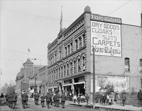 Washington Street, showing opera house, Marquette, Mich., between 1900 and 1910. Creator: Unknown.