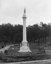 Hooker's Road and Iowa Monument, Rossville, Ga., c1907. Creator: Unknown.