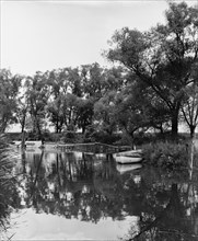 Gauthier's Canal, Lagoon Park, Sandwich, Ontario, between 1900 and 1910. Creator: Unknown.