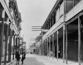 Street scene, Colon, Panama, c.between 1910 and 1920. Creator: Unknown.