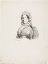 Portrait of Madame Baquoy, 1820. Creator: Andre Dutertre.