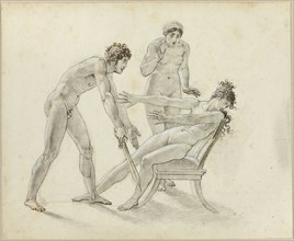 Hermione Rejecting Orestes, c. 1799. Creator: Girodet de Roucy-Trioson.