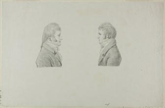 Portraits of King Louis Philippe & Antoine Philippe d'Orleans, duc de Montpensier, 1805. Creator: Antoine Philippe d'Orléans.