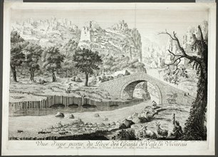 View of Part of the Pathway of the Giants of Vals in Vivarais, c. 1778. Creator: Arnault Éloi Gautier D’Agoty.