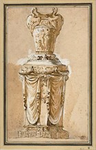 Design for a Monumental Vase, 1778. Creator: Augustin Pajou.