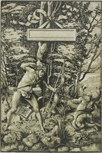 Alcon Slaying the Serpent, 1510-15. Creator: Hans Wechtlin the Elder.