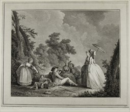 Le mercure de France, c. 1780. Creator: Heinrich Guttenberg.