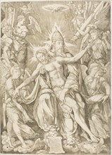 The Trinity, 1542. Creators: Johann Ladenspelder, Jesus Christ.