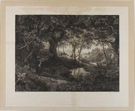 The Large Italian Landscape, 1841. Creator: Johann Wilhelm Schirmer.