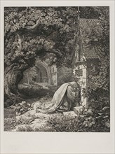 The Praying Nun, 1829. Creator: Johann Wilhelm Schirmer.