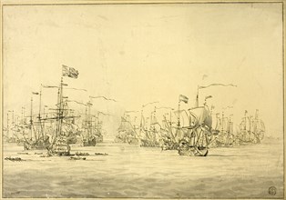 Dutch and English Fleets, n.d. Creator: Unknown.