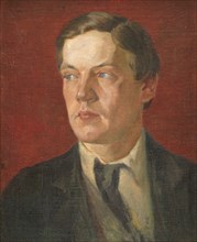 Portrait of Swedish painter Gustaf Wolmar, 1902. Creator: Johan Rohde.