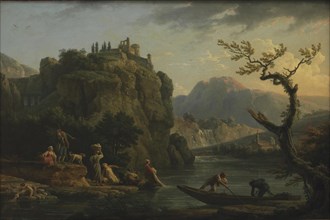 Mountain Scenery with a River, 1770. Creator: Claude-Joseph Vernet.