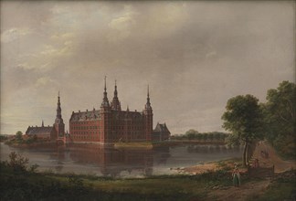 Frederiksborg Castle, 1817. Creator: Johan Christian Dahl.