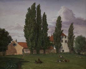 Marialyst at Frederiksberg. Ole Winstrup's House, 1828. Creator: Frederik Hansen Sodring.