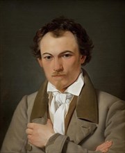 Portrait of the Scene Painter Troels Lund, 1831. Creator: Ditlev Blunck.