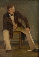 The Painter Constantin Hansen, 1837. Creator: Albert Kuchler.