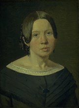 Portrait of the Artist´s Sister-in-Law Johanne Elisabeth Kobke, née Sundbye, 1842. Creator: Christen Kobke.