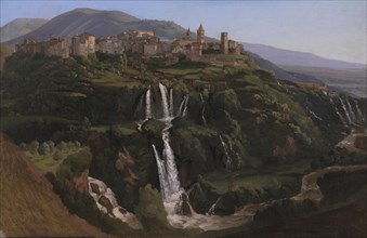 View of Tivoli in Italy, 1844. Creator: Gustav Wilhelm Palm.