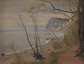 The Cliffs of the Island of Mon, 1850. Creator: Peter Christian Thamsen Skovgaard.
