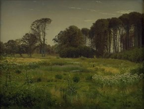 Summer landscape - Horneland near Faborg, 1863. Creator: Vilhelm Kyhn.