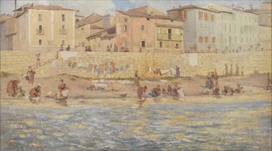 The River Liri. Italy, 1883. Creator: Theodor Esbern Philipsen.