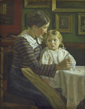 Feeding Marie, 1906. Creator: Joakim Skovgaard.