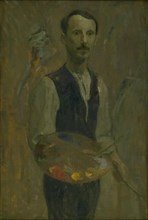 Self-Portrait, 1908. Creator: Karl Isakson.