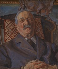 Maleren Theodor Philipsen, 1919. Creator: Peter Hansen.