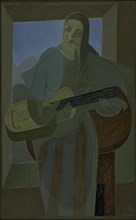 The Guitar Player, 1926. Creator: Juan Gris.