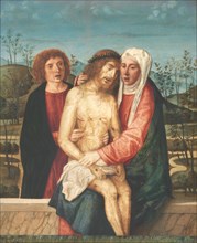 Pietà with Virgin and St. John, 1485-1527. Creator: Giovanni di Niccolo Mansueti.
