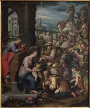 The Adoration of the Magi, 1557-1616. Creator: Frans Francken I.