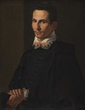 Portrait of a Man, 1566-1640. Creators: Jacopo Chimenti, Michelangelo Caravaggio.