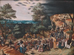 Christ on the Road to Calvary;The Way to Calvary, 1579-1638. Creator: Pieter Brueghel the Younger.