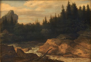 The River in the Pine Forest, 1636-1675. Creator: Allart van Everdingen.