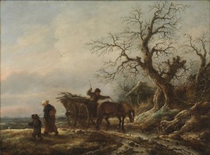 A Winter Scene, 1636-1649. Creator: Isaac van Ostade.