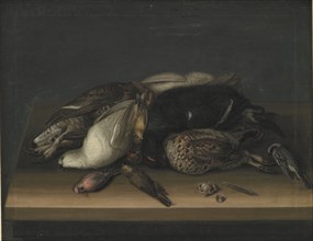 Wildfowl on a Wooden Table, 1648-1681. Creator: Jacob Biltius.