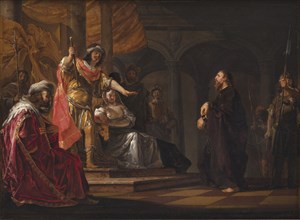 Paulus the Apostle defending himself at the Trial in Caesarea, 1648-1652. Creator: Nikolaus Knüpfer.