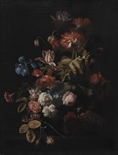 A Vase with Flowers, 1659-1721. Creator: Simon Pietersz Verelst.