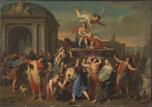 Death of Dido, 1663-1733. Creator: Gerard Hoet.