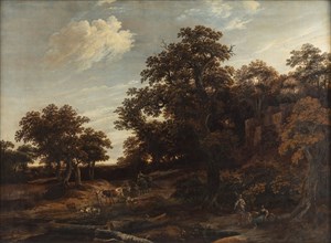 The Edge of the Oak Wood, 1666. Creator: Cornelis Gerritsz. Decker.
