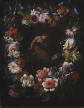 A Wreath of Flowers, 1668-1695. Creator: Karel van Vogelaer.