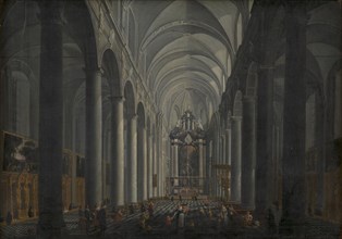 Interior of the Jesuit Church in Bruges, 1675-1721. Creator: Jacob Balthasar Peeters.