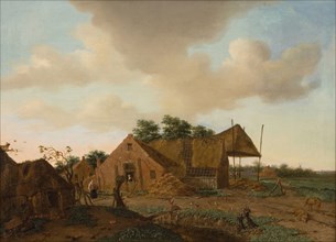 Dutch Farm, 1676. Creator: Emanuel Murant.