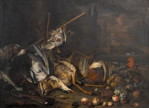Game and Fruit, 1690-1721. Creator: Dirk Valkenburg.