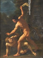 Cain Slaying Abel, 1715-1728. Creators: Paolo de' Matteis, Luca Giordano.