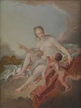 Venus and Cupid, 1754. Creator: Anton Müller.