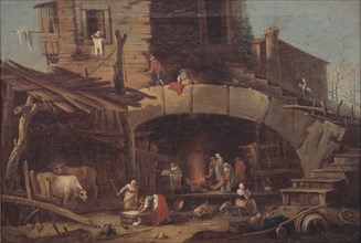 Rustic Scene, 1784-1834. Creator: Antonio Diziani.