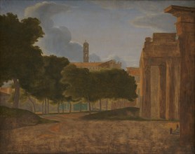 View of the Forum Romanum and the Via Sacra. In the background the Capitol, 1800-1850. Creators: CW Eckersberg, Unknown.